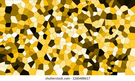 Stained glass colorful voronoi, vector eps abstract. Irregular cells background pattern. 2D Geometric shapes grid texture - Vetorial 8K HD