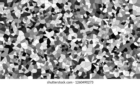 Stained glass colorful voronoi, vector eps abstract. Irregular cells background pattern. 2D Geometric shapes grid texture - Vetorial 8K HD