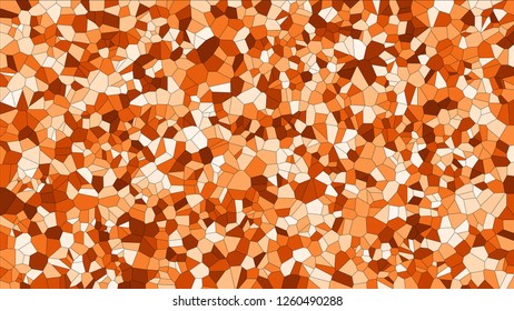 Stained glass colorful voronoi, vector eps abstract. Irregular cells background pattern. 2D Geometric shapes grid texture - Vetorial 8K HD