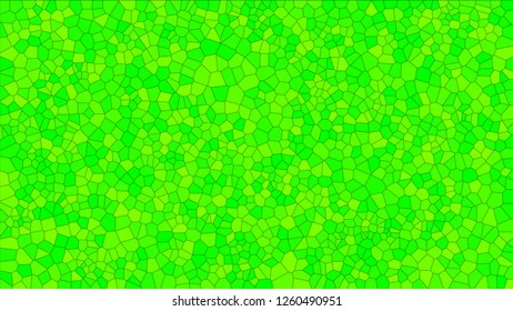 Stained glass colorful voronoi, vector eps abstract. Irregular cells background pattern. 2D Geometric shapes grid texture - Vetorial 8K HD