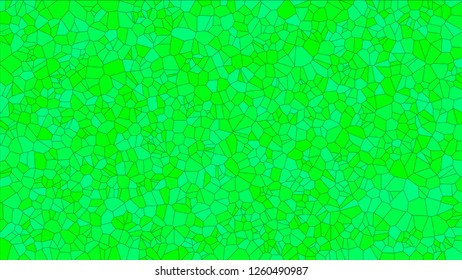 Stained glass colorful voronoi, vector eps abstract. Irregular cells background pattern. 2D Geometric shapes grid texture - Vetorial 8K HD