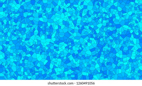 Stained glass colorful voronoi, vector eps abstract. Irregular cells background pattern. 2D Geometric shapes grid texture - Vetorial 8K HD