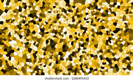 Stained glass colorful voronoi, vector eps abstract. Irregular cells background pattern. 2D Geometric shapes grid - Vetorial 8K HD