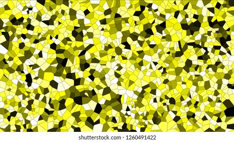 Stained glass colorful voronoi, vector eps abstract. Irregular cells background pattern. 2D Geometric shapes grid - Vetorial 8K HD