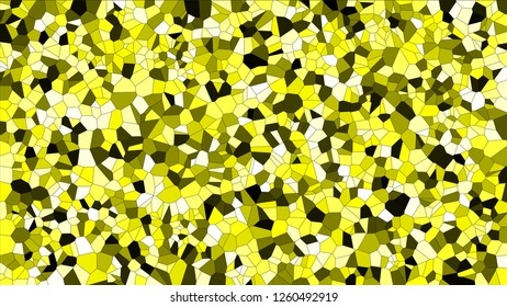 Stained glass colorful voronoi, vector eps abstract. Irregular cells background pattern. 2D Geometric shapes grid - Vetorial 8K HD