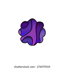stained glass font, asterisk sign