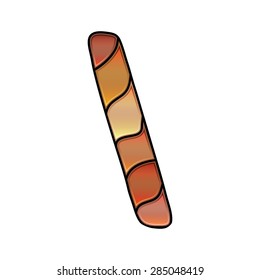 stained glass font, backslash