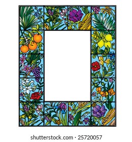 stained glass frame