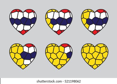 Stained Glass Heart Vector Animation. Thai Version
