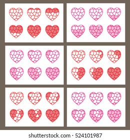 Stained Glass Heart Vector Animation