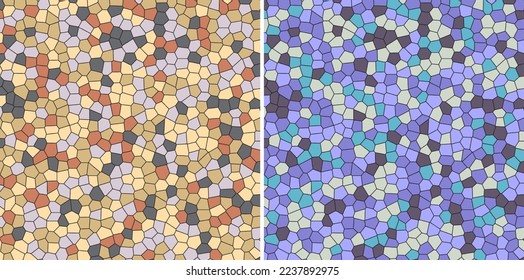 Stained Glass Mosaic Pattern Background