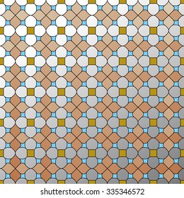Stained glass pattern, decorative lattice