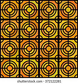 Stained glass pattern. Seamless background.