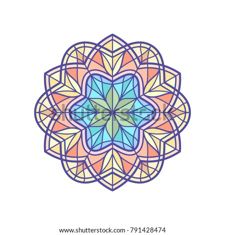 Image, Stock Photo stained glass
