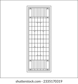 stained glass templates, round elements for stained glass windows. Gothic windows. Vintage frames. Church stained-glass windows