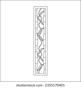 stained glass templates, round elements for stained glass windows. Gothic windows. Vintage frames. Church stained-glass windows