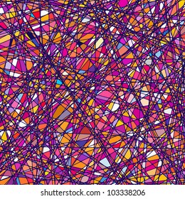 Stained glass texture in a purple tone, different orientation. EPS 8 vector file included
