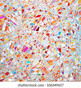 Stained glass texture in a purple tone, different orientation. EPS 8 vector file included