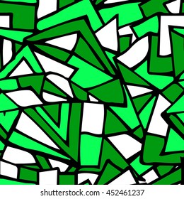 stained glass texture white green