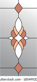stained glass in vector with the ability to edit