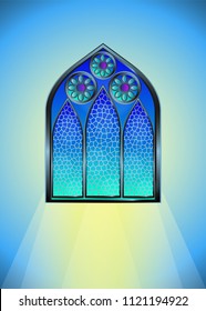 stained glass window