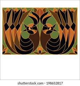 Stained glass window