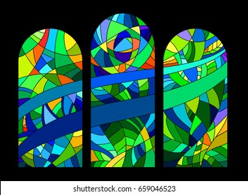 Stained glass window