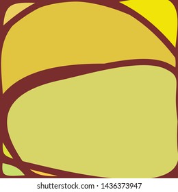 Stained Glass Window with abstract shapes and colorful glass inserts.