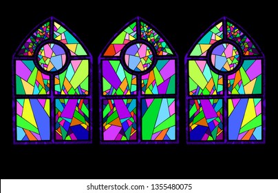 Stained glass windows