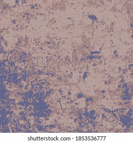 Stained grunge distressed square background. Grungy vector texture.