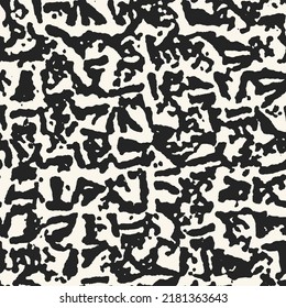 Stained Ink Textured Camouflage Pattern