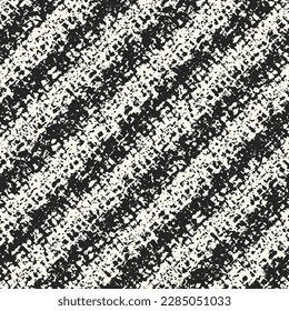 Stained Ink Textured Diagonal Striped Pattern