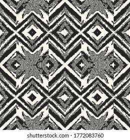 Stained Ink Textured Kaleidoscope Pattern