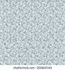 Stained mottled wall with splashes in white and blue. Seamless pattern background.