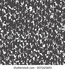 Patrón textil manchado en blanco y negro. Fondo amarrado. Grunge gráficos.