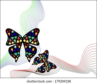 stained-glass background 