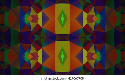 Stained-glass background. Vector illustration.
