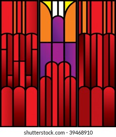 stained-glass in vector format