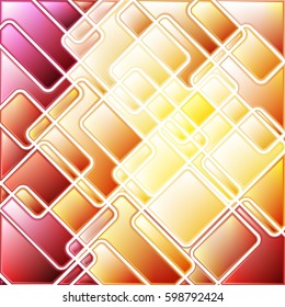 Stained-glass window abstract mosaic background