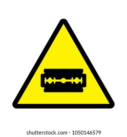 stainless blade with text danger psycho