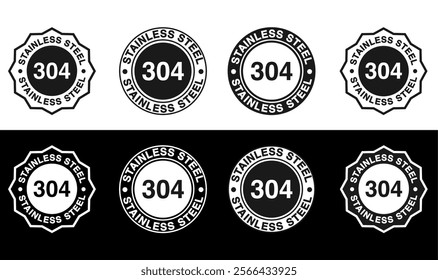 Stainless steel 304 badge template. Suitable for product label and information circular stamp	
