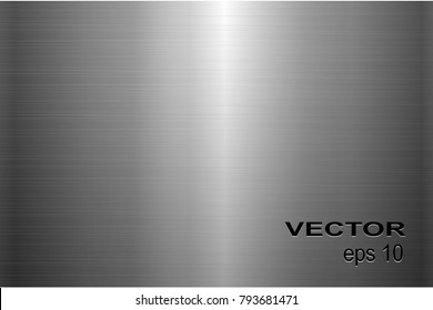 Stainless steel background. Vector eps10