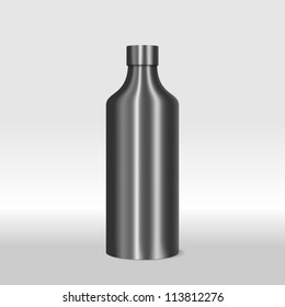 Stainless Steel Bottle Vector