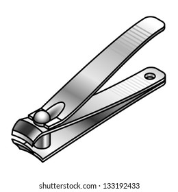 nail cutter clip art black and white