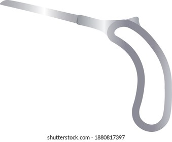 stainless steel knife saw with round handle