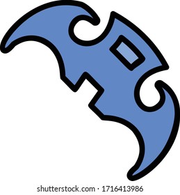 Stainless Steel Multi Function Gravity Hook Outdoor Tool Vector Color Icon design, Climbing and Rope Equipment on white background,