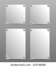Stainless steel poster