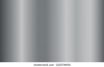 Stainless steel reflective metal surface. Vector eps 10