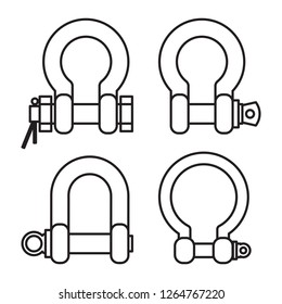 Stainless Steel Rigging Shackles