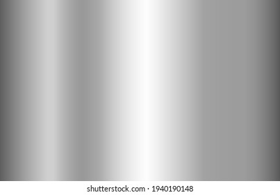 Fondo de textura de acero inoxidable. Superficie plateada brillante de chapa metálica, patrón de ilustración del vector de hierro metálico.